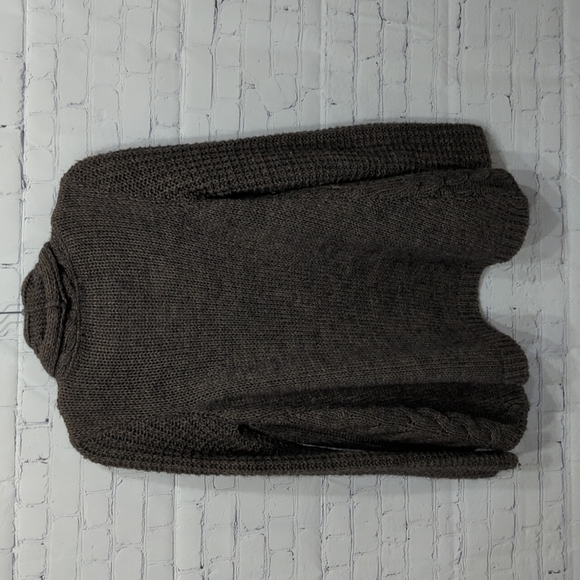 Anthropologie Elsamanda Italian Alpaca Wool Blend Waterfall Open Cardigan Medium - Picture 5 of 5